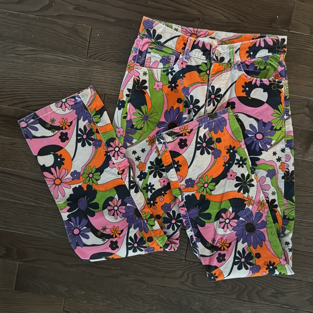 BDG Multicolor Floral Pants